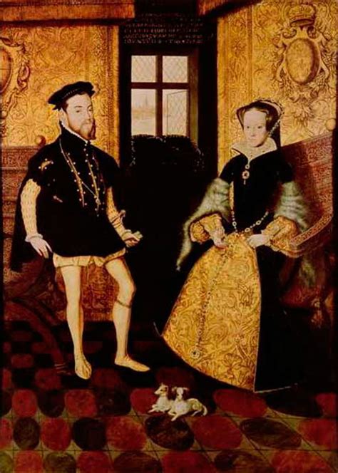 maria tudor e filippo ii|mary tudor and philip.